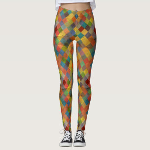 Vintagemönster. Geometriskt Leggings