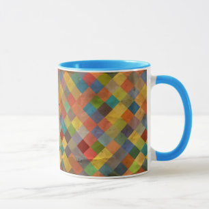 Vintagemönster. Geometriskt Mugg