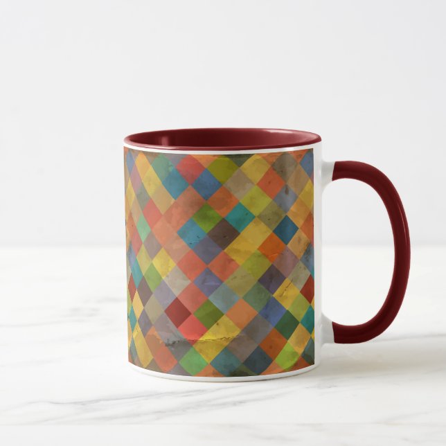 Vintagemönster. Geometriskt Mugg (Höger)