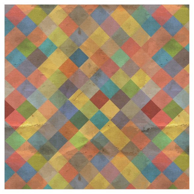 Vintagemönster. Geometriskt Tyg (Närbild)