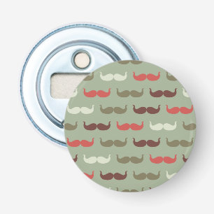 Vintagemönster med mustasch flasköppnare