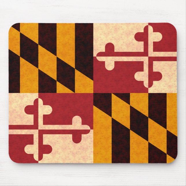 VintagemönsterMarylander flagga Musmatta (Framsidan)