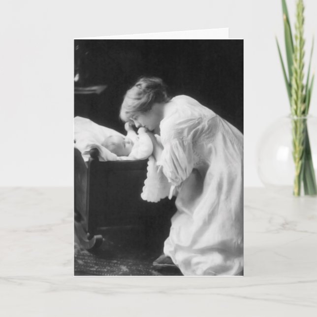 Vintagemor och barn kort (Framsida)