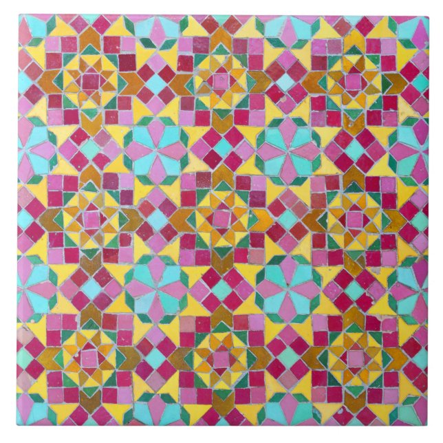 Vintagemosaikkeramik Kakelplatta (Framsidan)