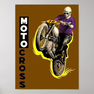 VintageMotocross Poster