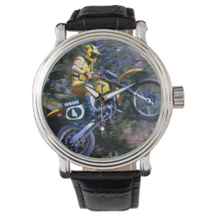 VintageMotocrossklocka - orkan Armbandsur