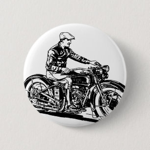 Vintagemotorcykel Knapp