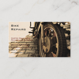 Vintagemotorcykel Visitkort