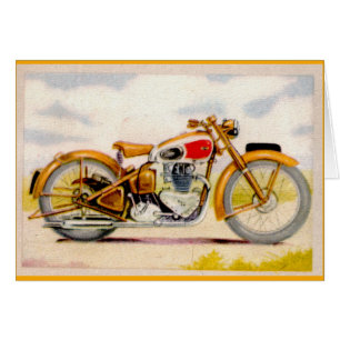 Vintagemotorcykeltryck OBS Kort