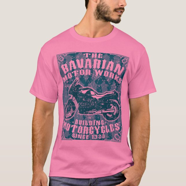 Vintagemotorcyklar T-shirt (Framsida)