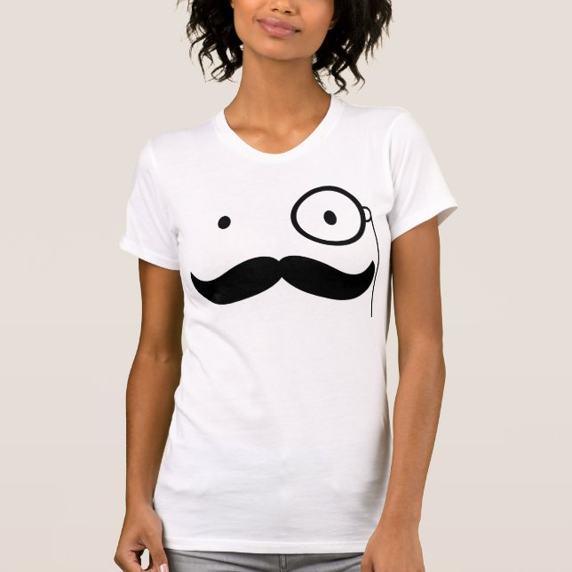 VintageMoustache Tee Shirt (Framsida)