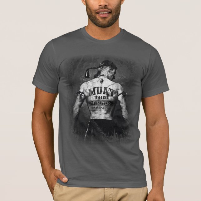 VintageMuay thailändsk kämpe Tee (Framsida)