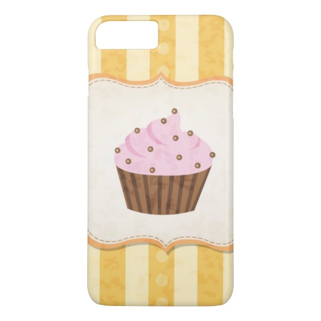 Vintagemuffinbakgrund Case-Mate iPhone Skal (Baksida)