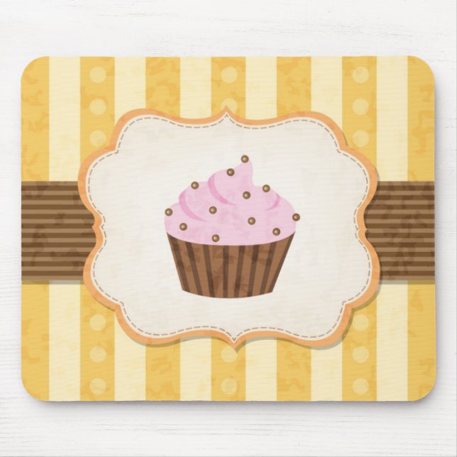 Vintagemuffinbakgrund Musmatta (Framsidan)
