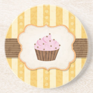 Vintagemuffinbakgrund Underlägg Sandsten