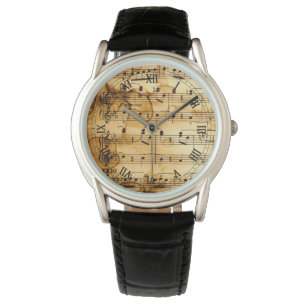 vintagemusik noter armbandsur