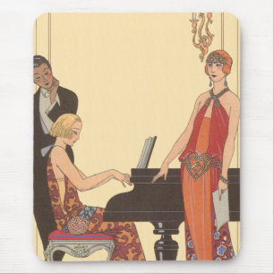 Vintagemusik, sångare för art décopianistmusike musmatta