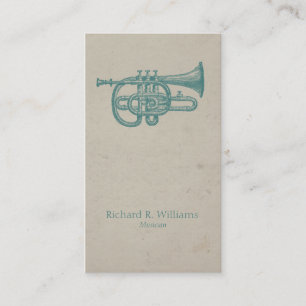 VintagemusikHorn Visitkort