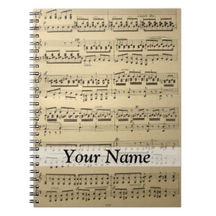 Vintagemusiklakan Anteckningsbok