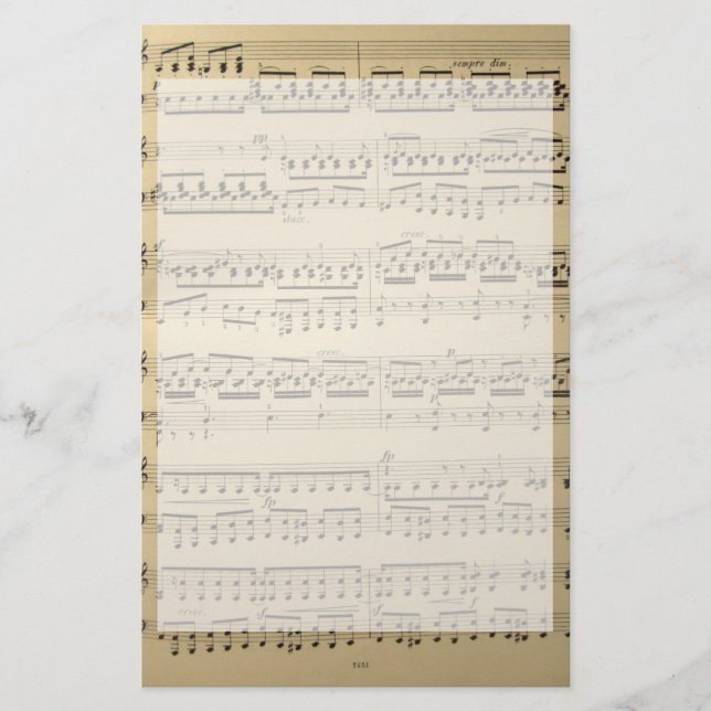 Vintagemusiklakan Brevpapper (Framsida)