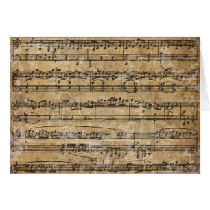 Vintagemusiklakan Hälsningskort