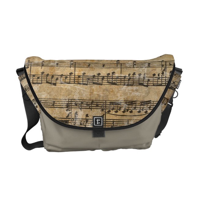 Vintagemusiklakan Messenger Bag (Framsidan)
