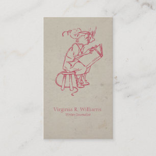 Vintagemusläsning Visitkort