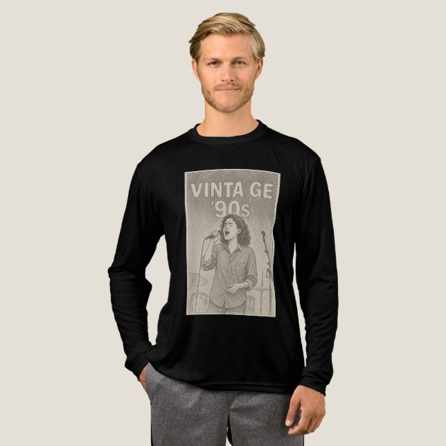 Vintagen 1990-talet Vibes T Shirt (Hel framsida)