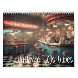 Vintagen '50:s Vibes Kalender