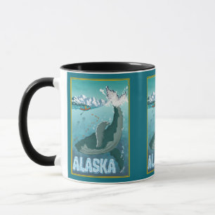 Vintagen Alaska-Resemuggen Mugg