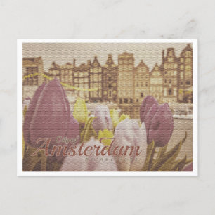 VINTAGEN AMSTERDAM NEDERLÄNDERNA VYKORT
