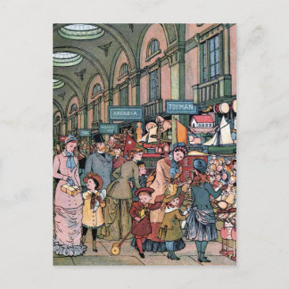 vintagen "Arcade" Vykort