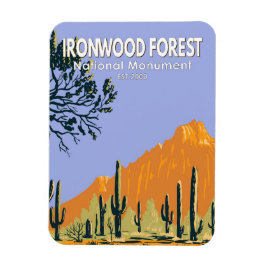 Vintagen Arizona Magnet