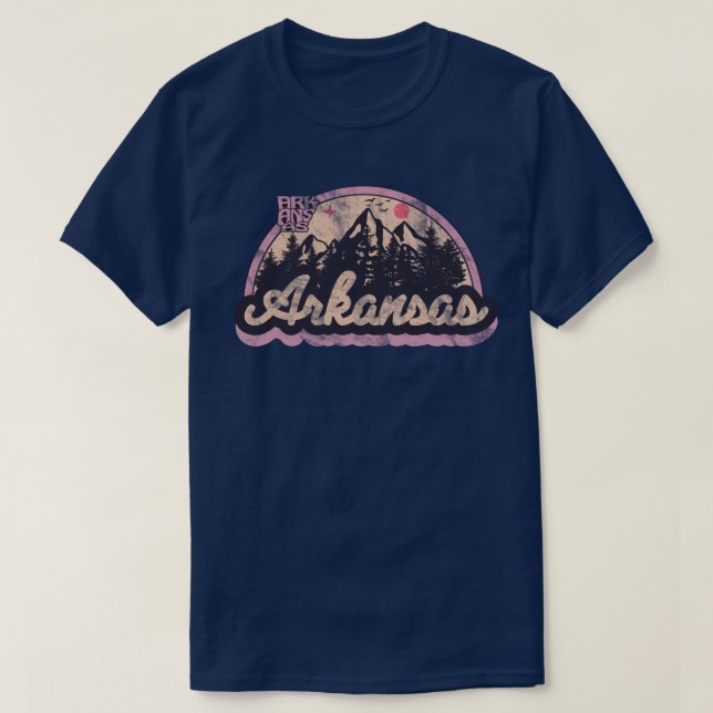 Vintagen Arkansas T Shirt (Design framsida)