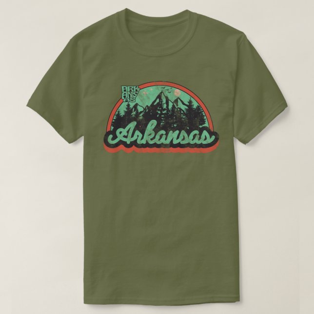 Vintagen Arkansas T Shirt (Design framsida)