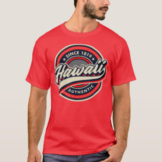 Vintagen av hawaii Retro T Shirt