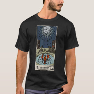 Vintagen av Måne-Tarot Card- Hermeticism Occult Ha T Shirt