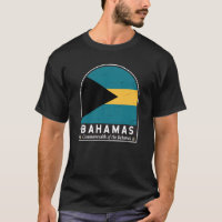 Vintagen Bahamas Flagga Emblem Distress