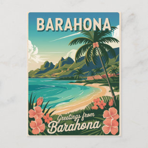 Vintagen Barahona Dominikanska republiken Vykort