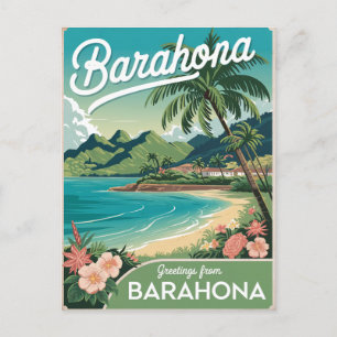 Vintagen Barahona Dominikanska republiken Vykort