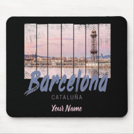 Vintagen Barcelona Catalonia sunset Skyline Spain Musmatta