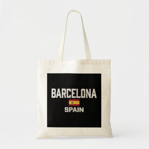 Vintagen Barcelona Spanien Jersey Barcelona Espana Tygkasse