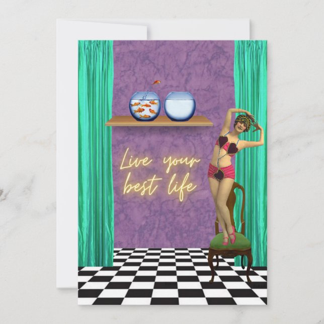 Vintagen Bästa Funky Kitsch Flat (Framsida)