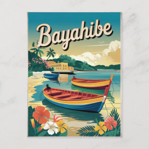 Vintagen Bayahibe Dominikanska republiken Vykort