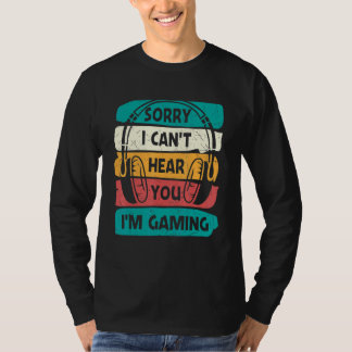 Vintagen beklagar att jag inte kan lyssna på dina t shirt