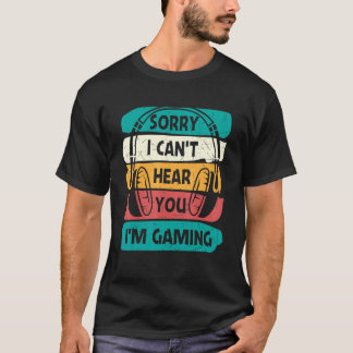 Vintagen beklagar att jag inte kan lyssna på dina t shirt