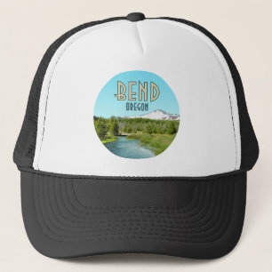 Vintagen Bend Oregon Mountain River Forest Keps