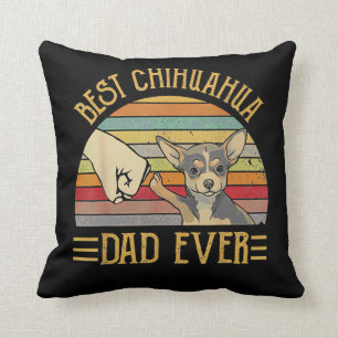Vintagen Best Chihuahua Pappa någonsin Retro Kudde