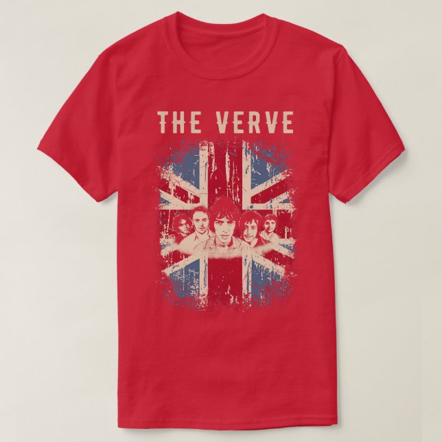 Vintagen betonade Verve T Shirt (Design framsida)