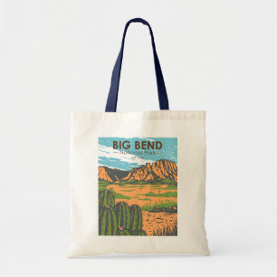 Vintagen Big Bend National Park Chihuahuan Desert Tygkasse